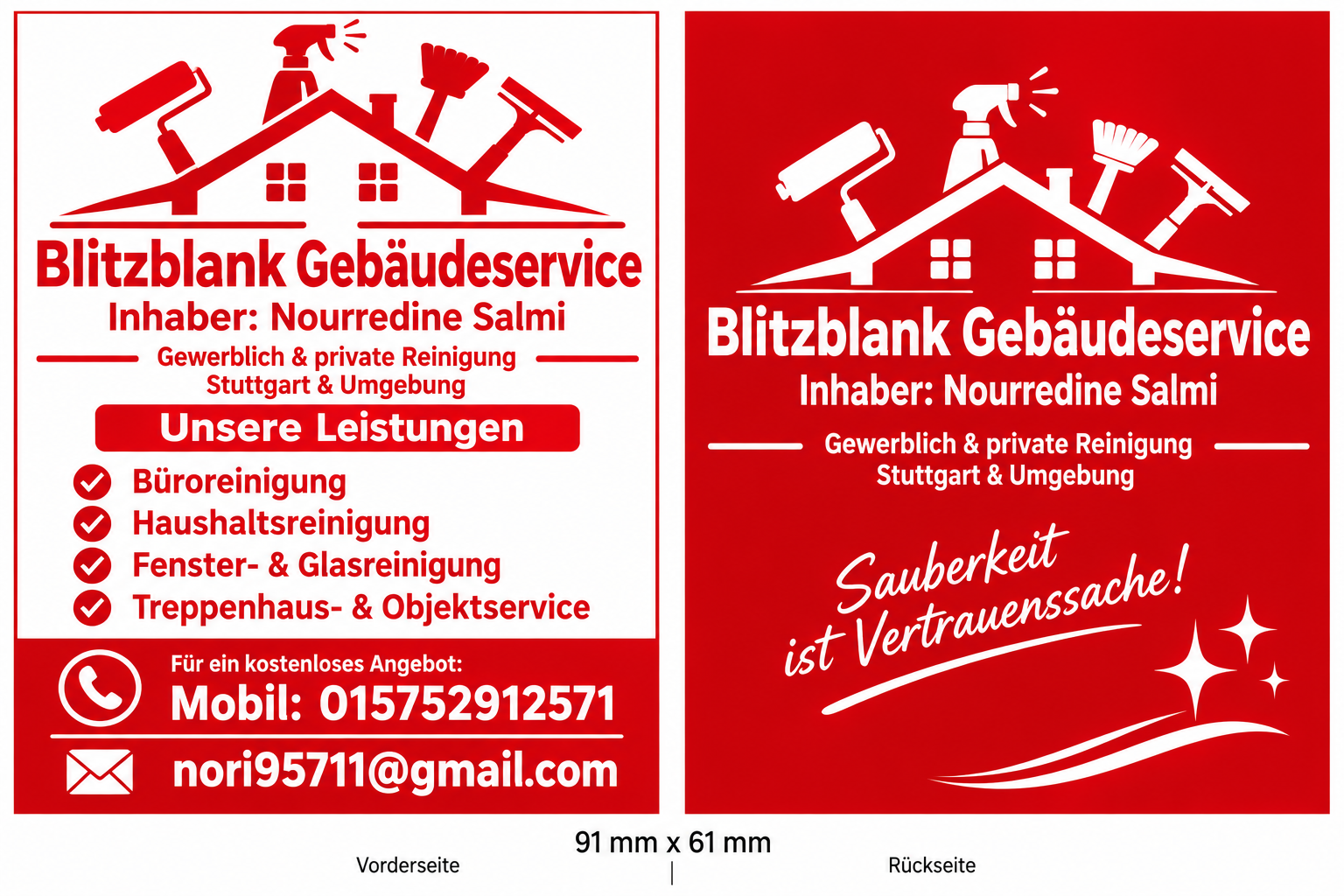 Logo Blitzblank Gebäudeservice