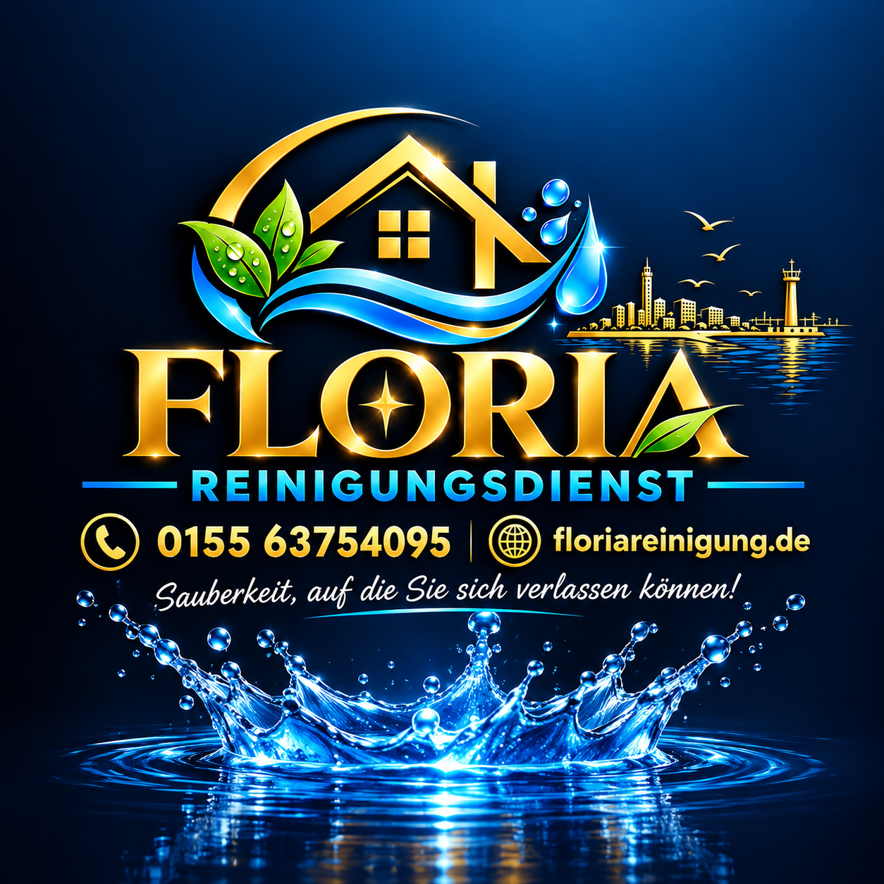 Logo Floria Gebäudereinigung